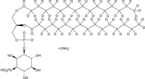 PtdIns-<wbr/>(3)-<wbr/>P<sub>1</sub> (1,2-<wbr/>dipalmitoyl)-<wbr/>d<sub>62</sub> (ammonium salt)